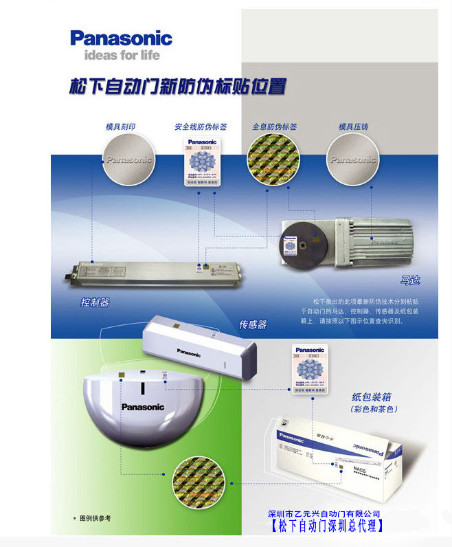 杏鑫平台自动门感应器防伪措施